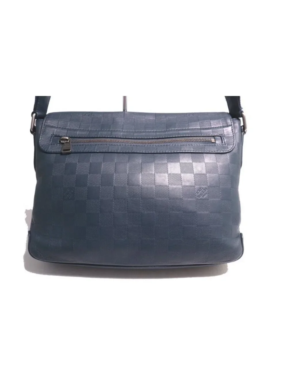 Louis Vuitton Damier Infini District MM Leather Shoulder Bag